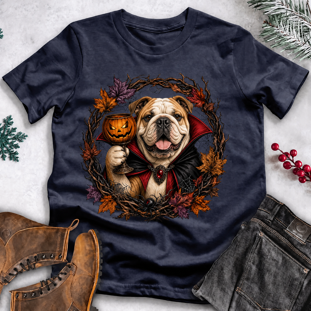 Spooky Dog Halloween Shirt – Dracula Dog Tee