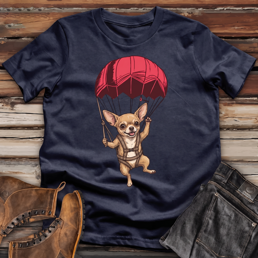 Skydiving Dog T-Shirt