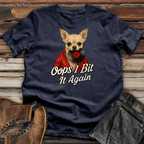 Dog "Oops I Bit It Again" Funny T-Shirt