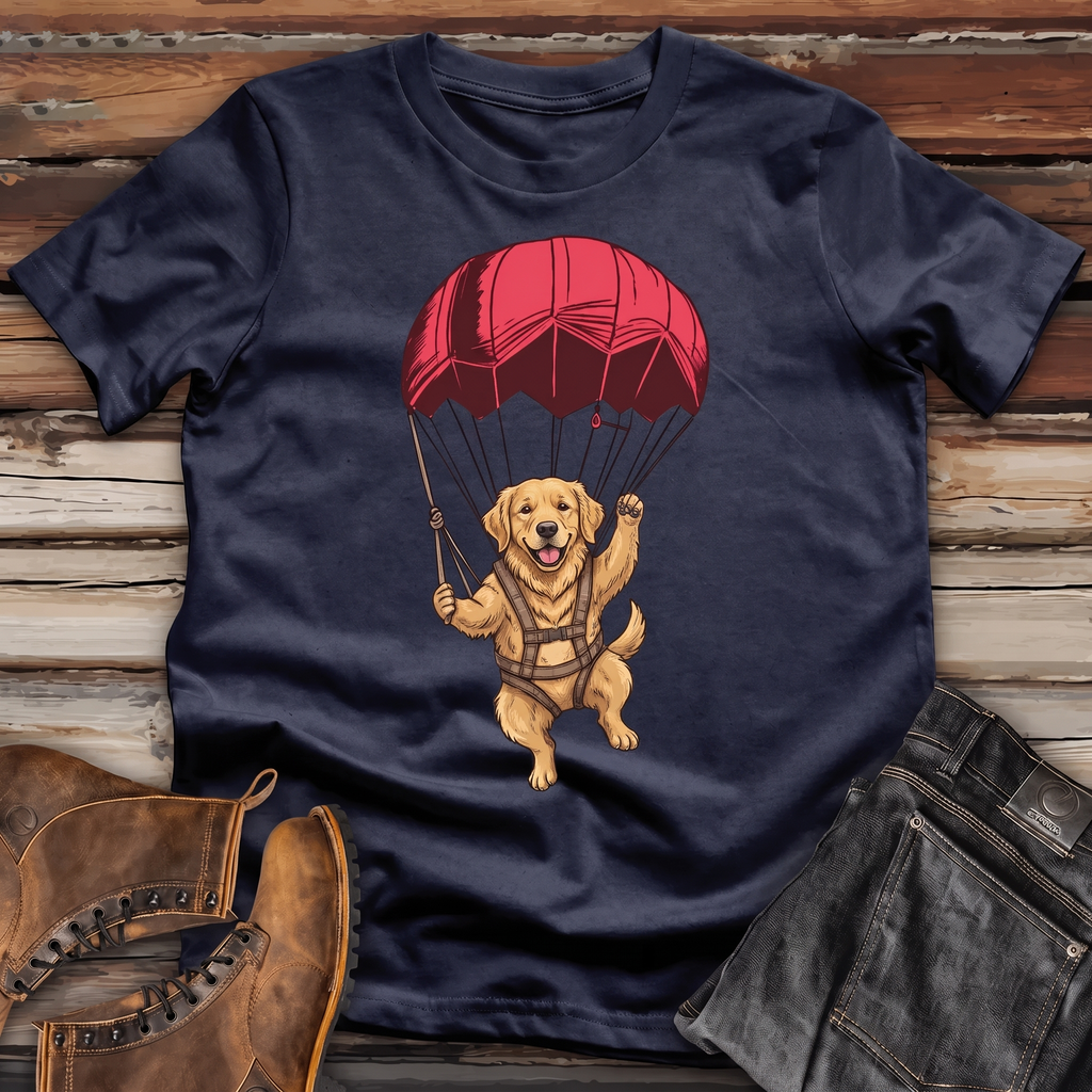 Skydiving Dog T-Shirt