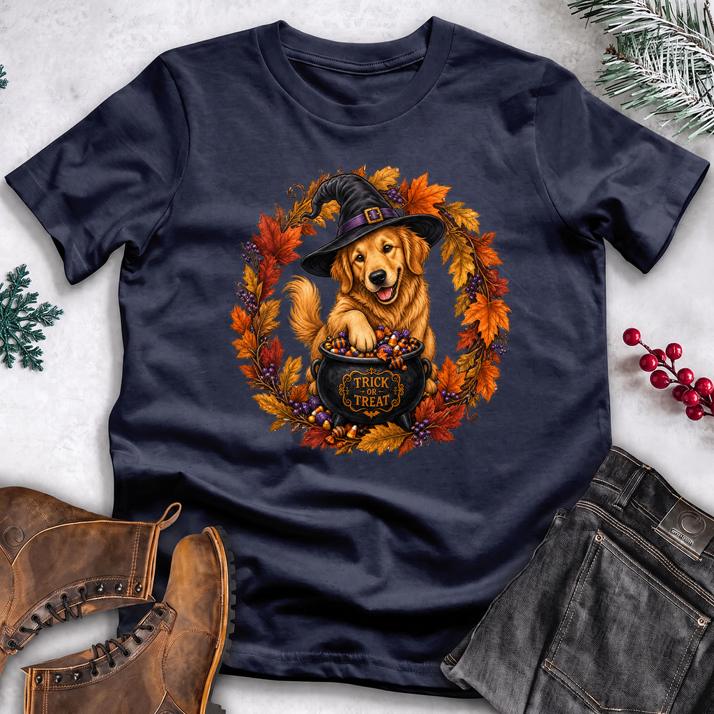 Dog Witch Halloween T-Shirt – Trick or Treat