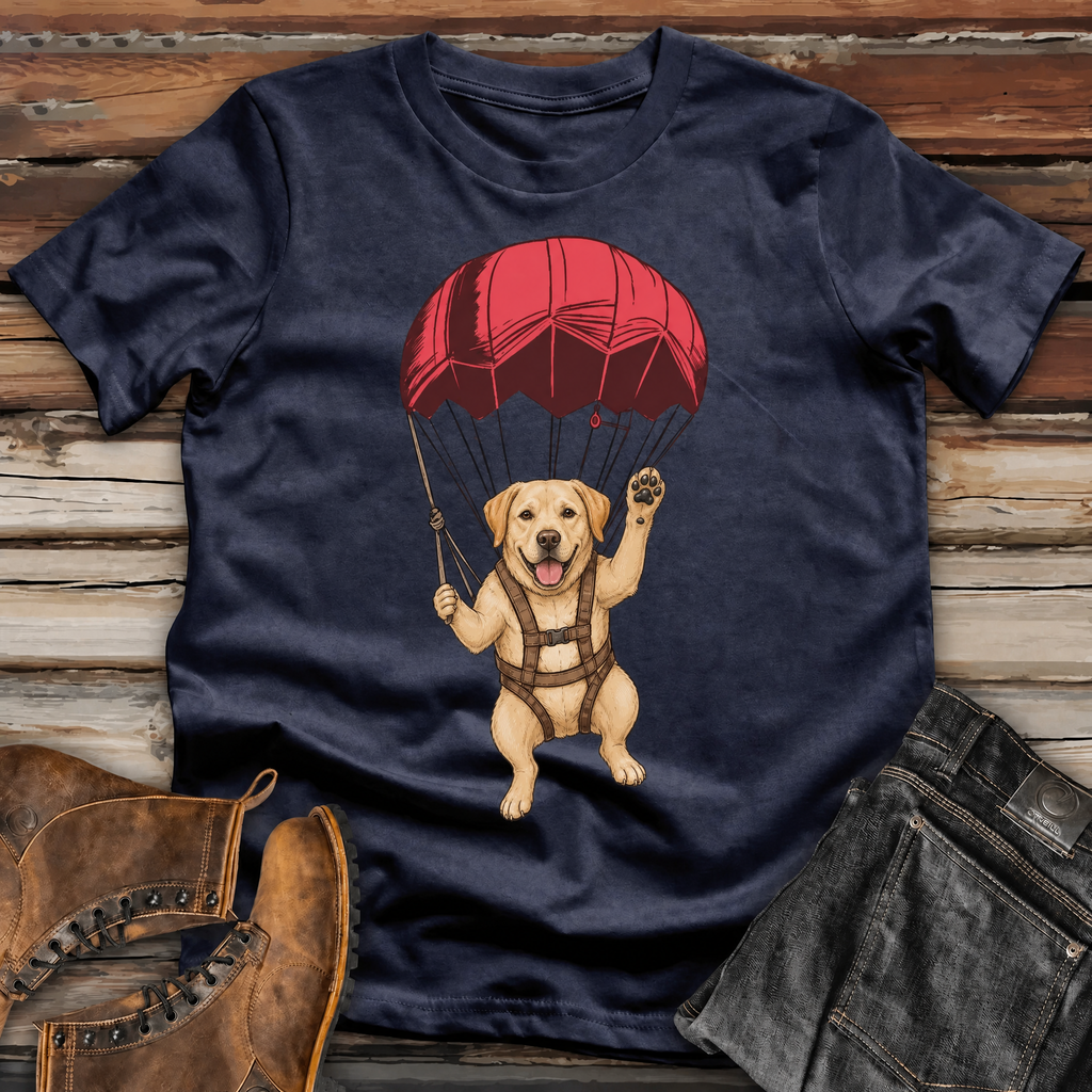 Skydiving Dog T-Shirt