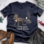 Funny Dog Halloween Shirt – Skeleton Spine Joke, Custom Name