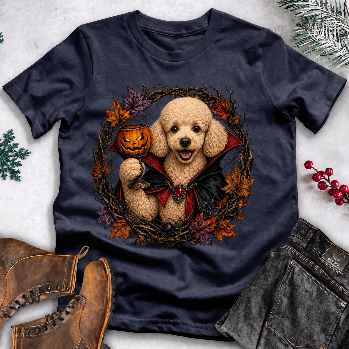 Spooky Dog Halloween Shirt – Dracula Dog Tee