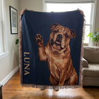 Loyal Hues Pet Throw - Faithful Forest Bloom