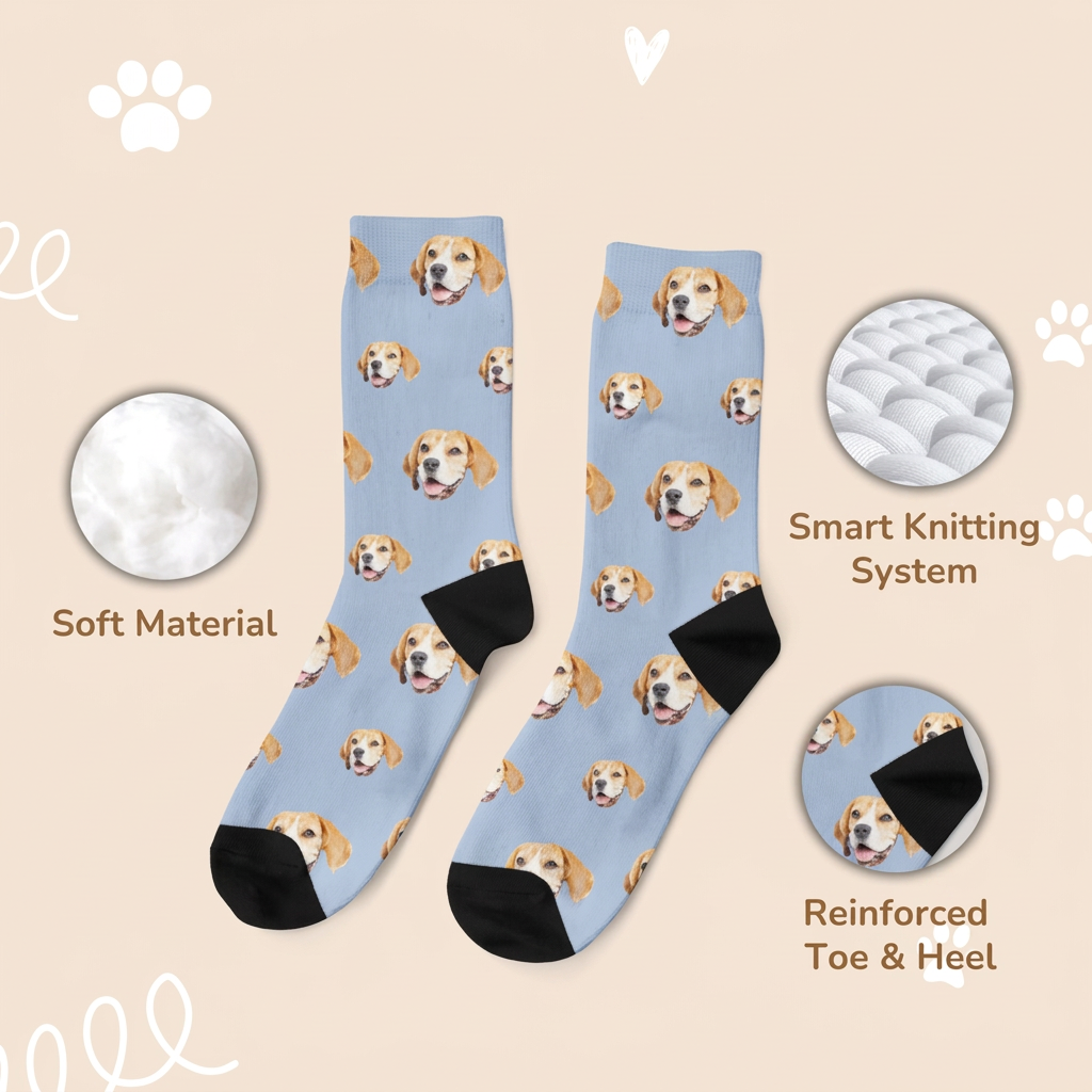 Paw Print Socks