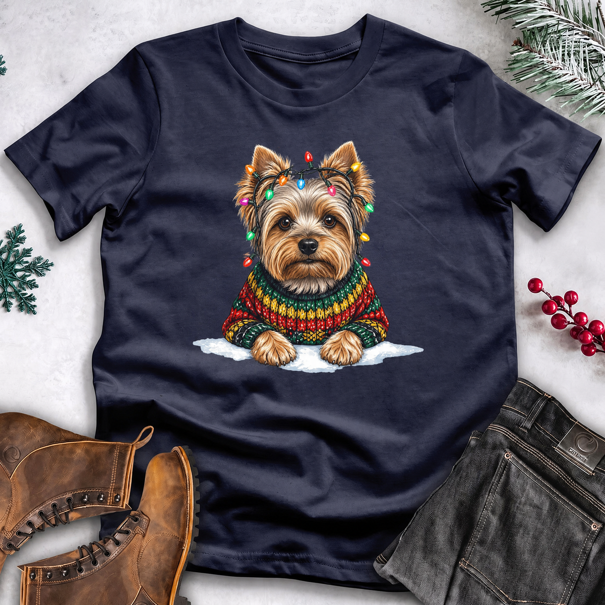 Cozy Dog Christmas Tee