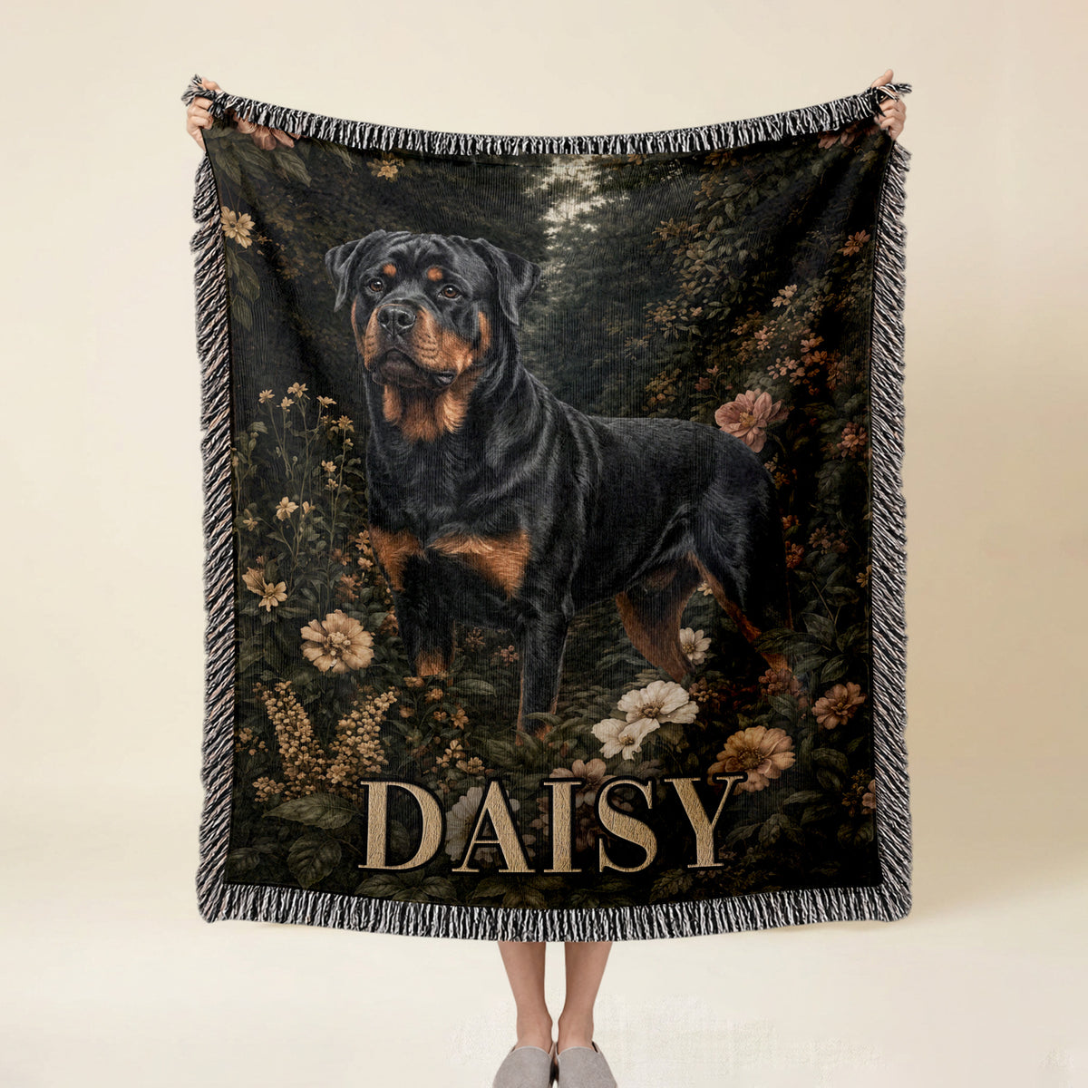 Loyal Hues Pet Throw - Faithful Forest Bloom