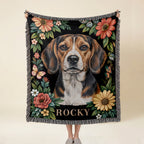 Loyal Hues Pet Throw - Bold Garnet
