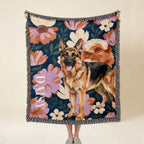 Loyal Hues Pet Throw - Bold Garnet