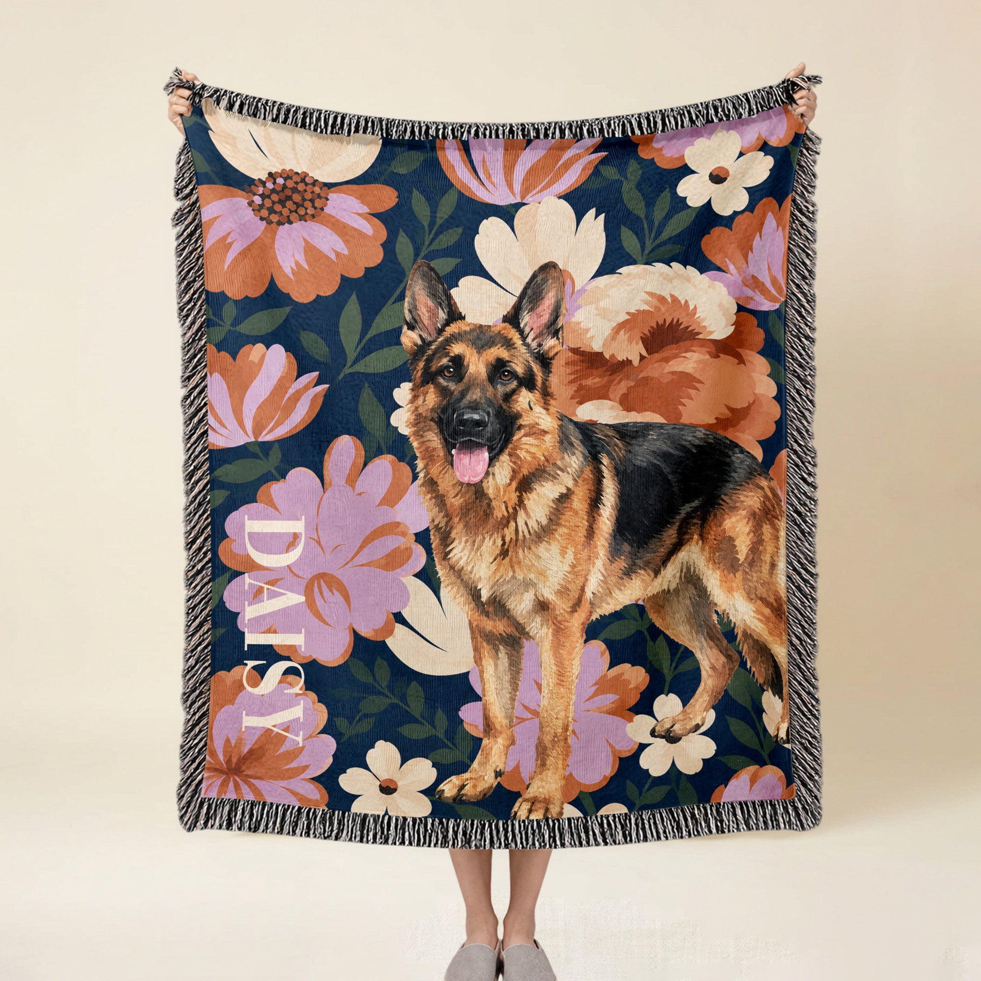 Loyal Hues Pet Throw - Faithful Forest Bloom