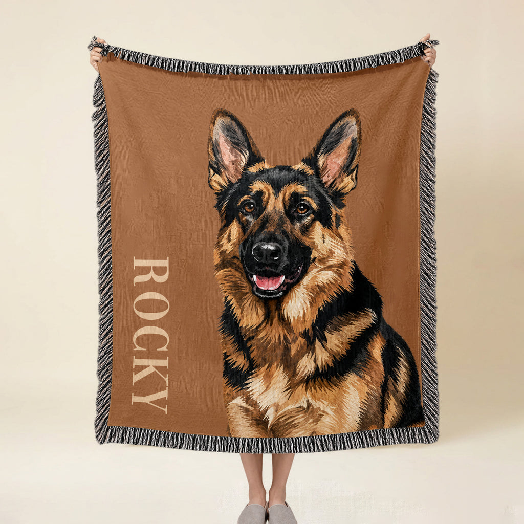 Loyal Hues Pet Throw - Bold Garnet