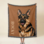 Loyal Hues Pet Throw - Bold Garnet