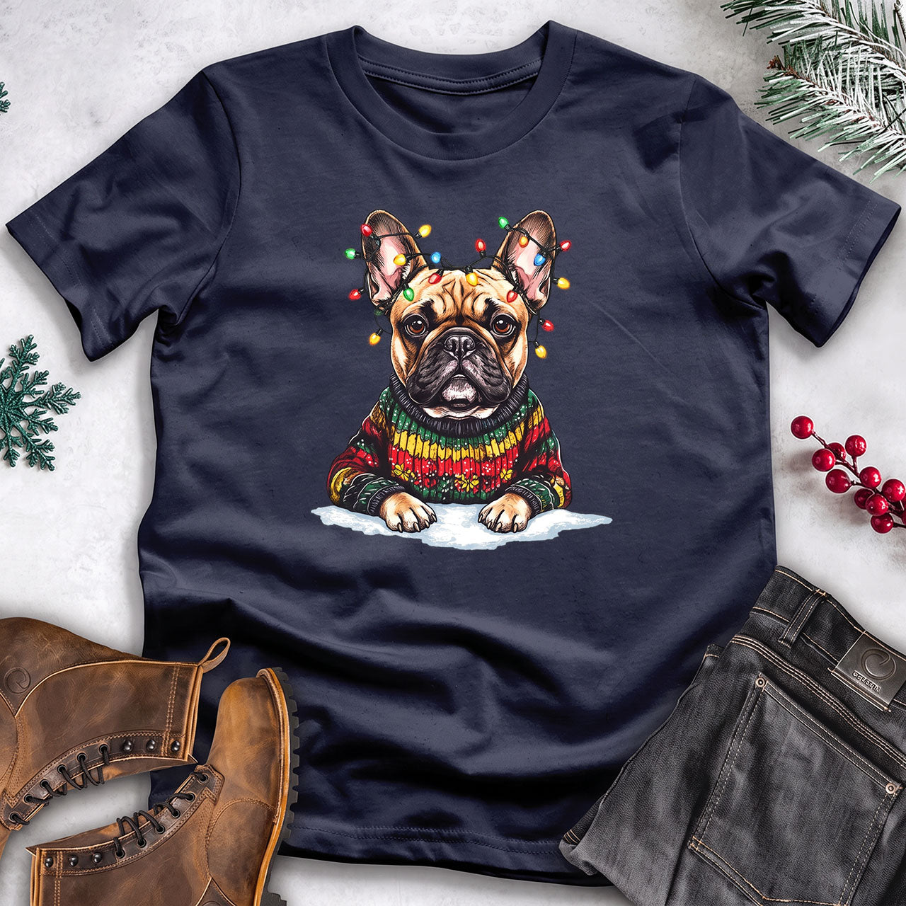 Cozy Dog Christmas Tee