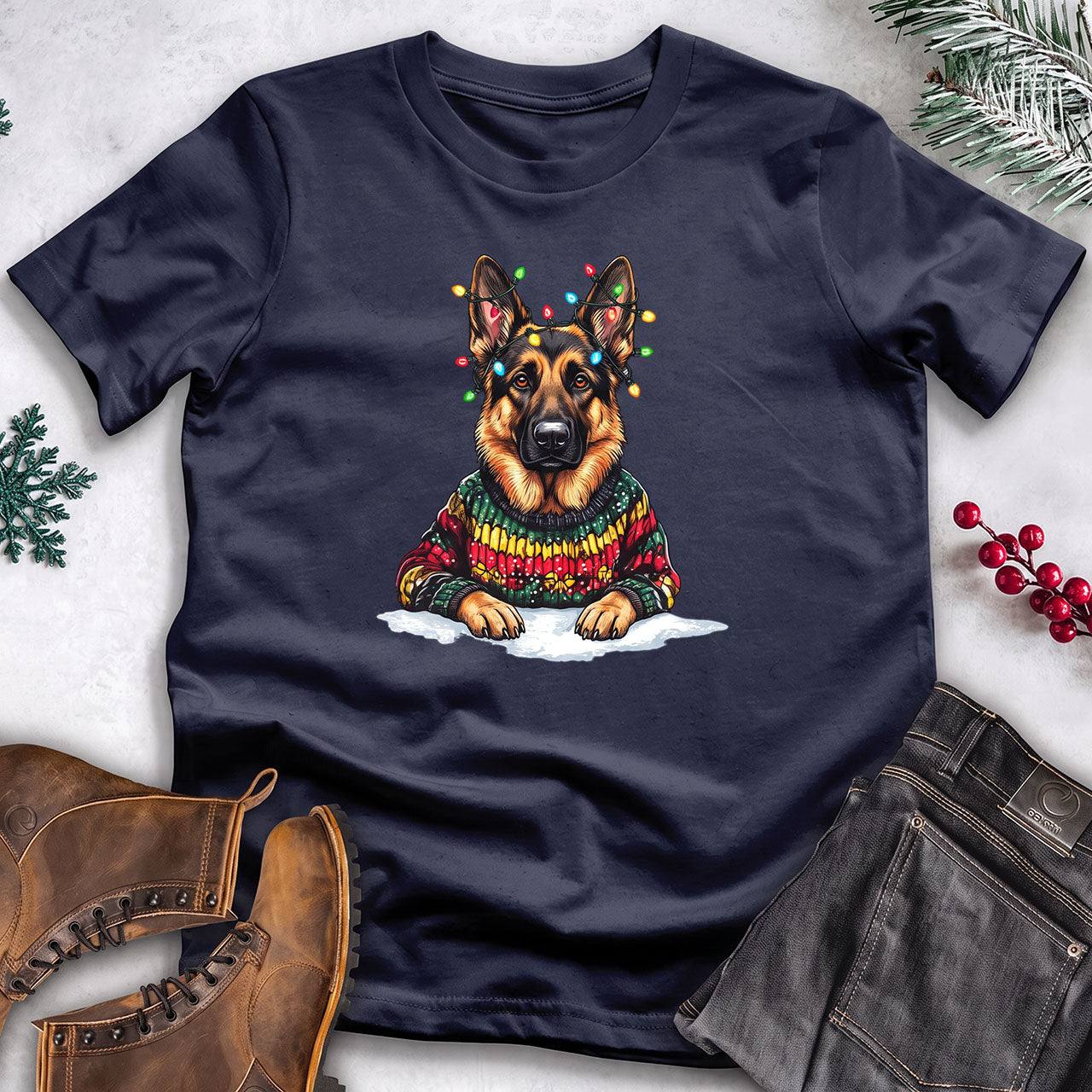 Cozy Dog Christmas Tee
