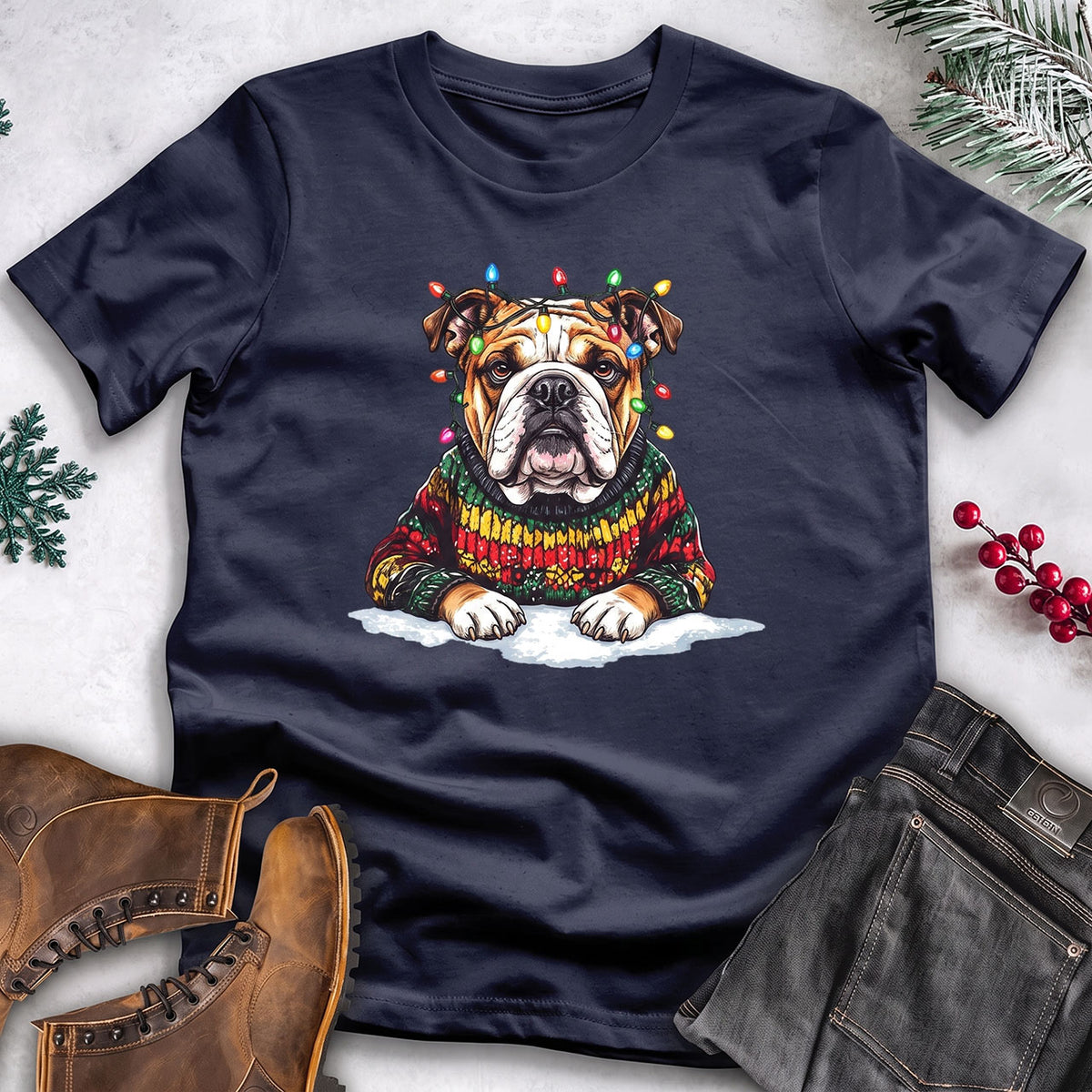 Cozy Dog Christmas Tee